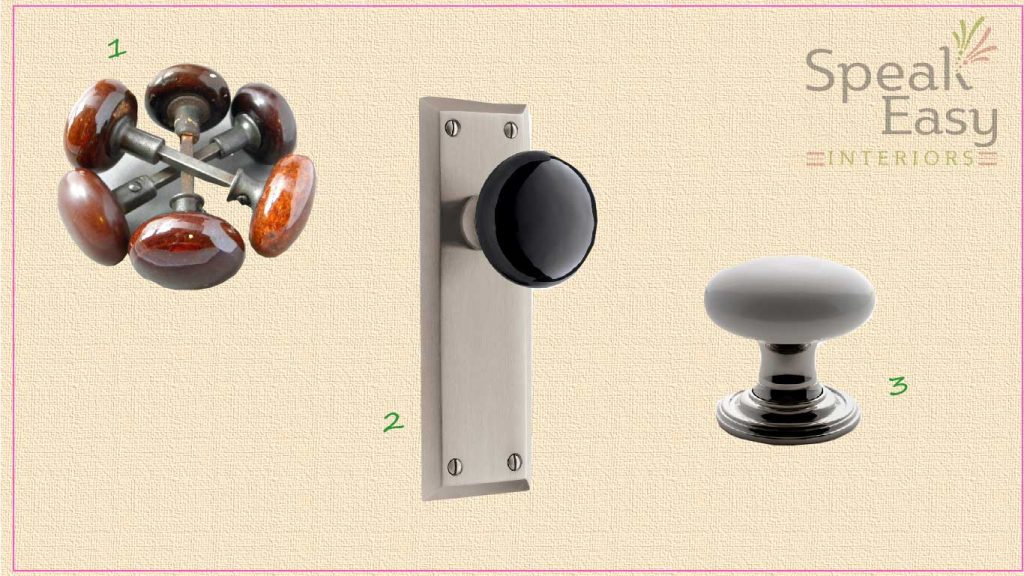 Timeless Porcelain Door Knobs